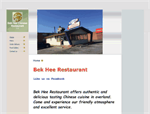 Tablet Screenshot of bekheechinese.com